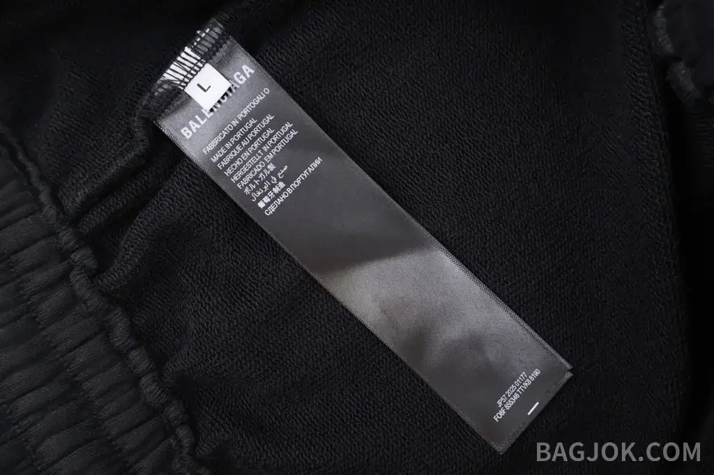 발렌시아가 BALENCIAGA 테이프 그래픽 헤비 코튼 쇼츠 상세 이미지