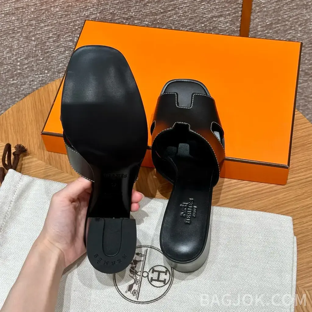 에르메스 에르메스 헬리아 60 힐 샌들 (카프스킨) 상세 이미지