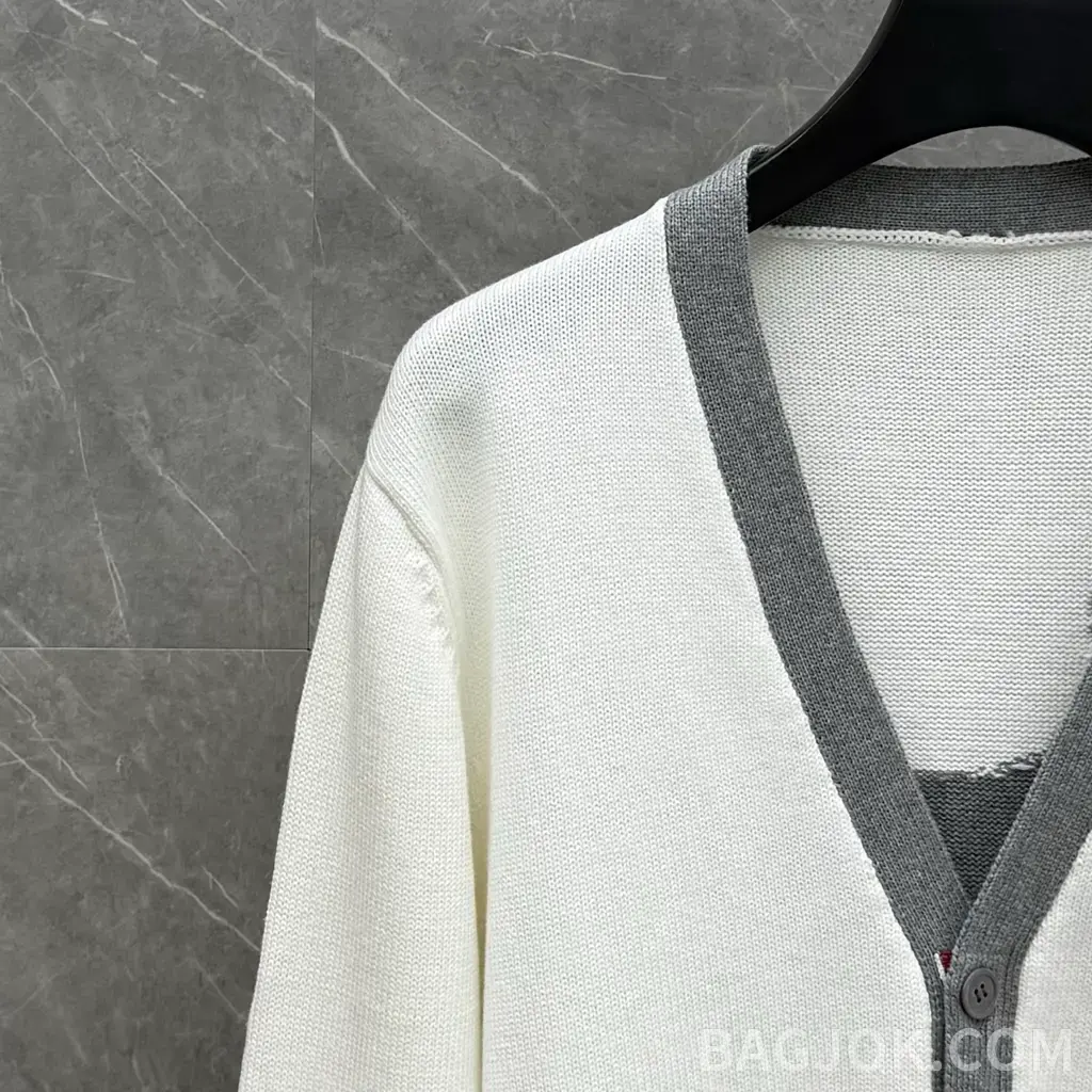 톰브라운 THOM BROWNE 닥스훈트 인타르시아 가디건 상세 이미지