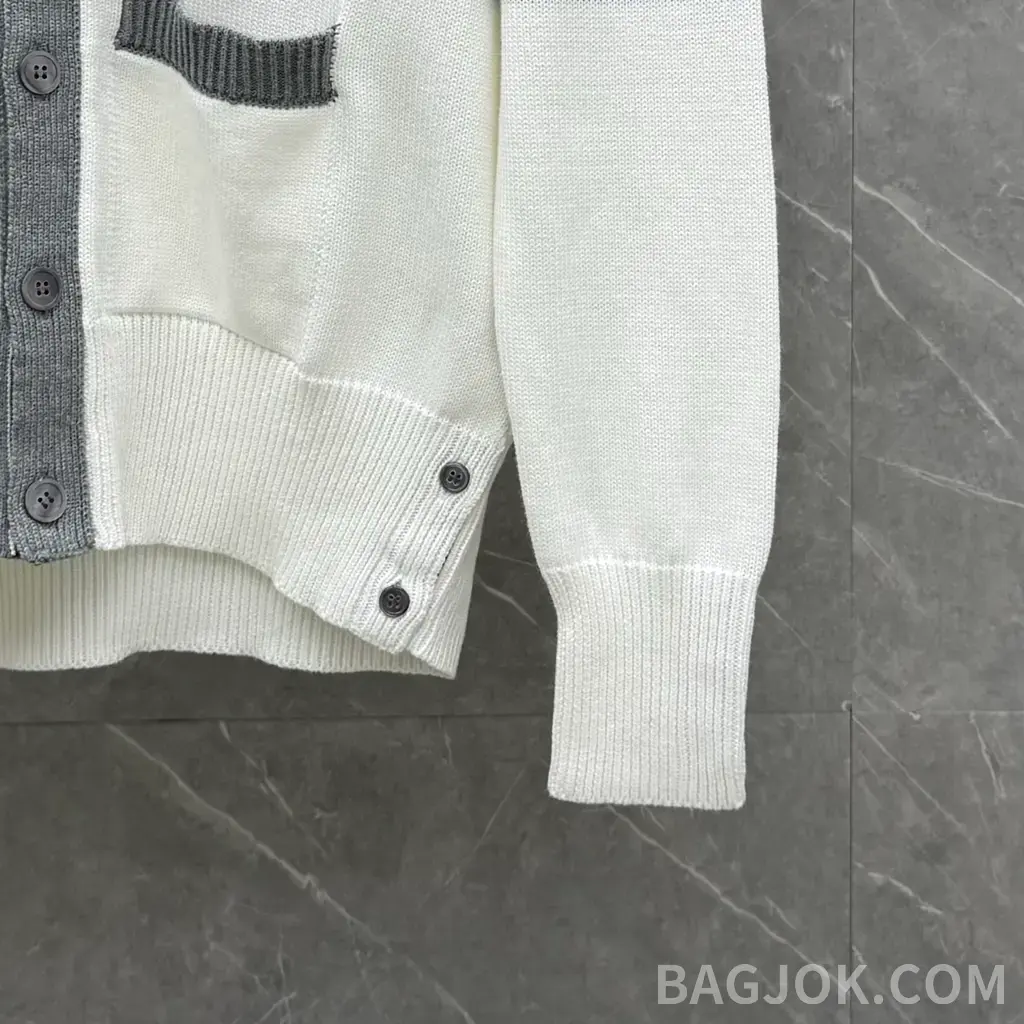 톰브라운 THOM BROWNE 닥스훈트 인타르시아 가디건 상세 이미지