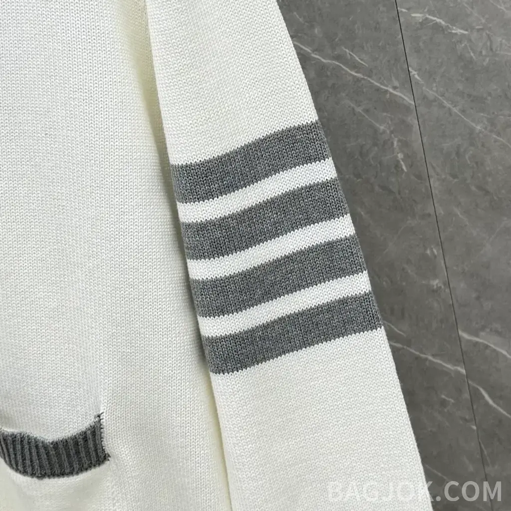 톰브라운 THOM BROWNE 닥스훈트 인타르시아 가디건 상세 이미지