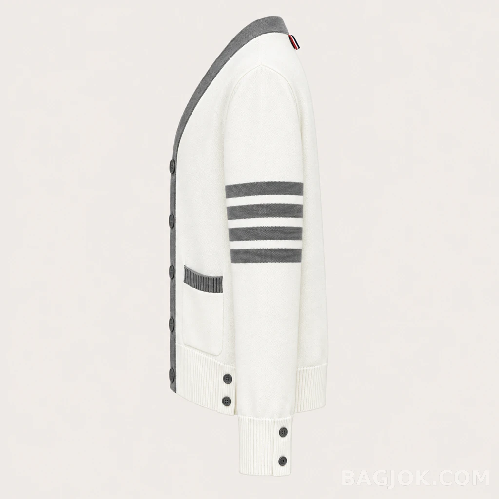 톰브라운 THOM BROWNE 닥스훈트 인타르시아 가디건 상세 이미지
