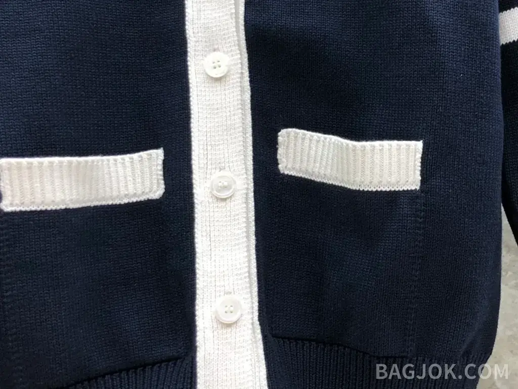 톰브라운 THOM BROWNE 닥스훈트 인타르시아 가디건 상세 이미지