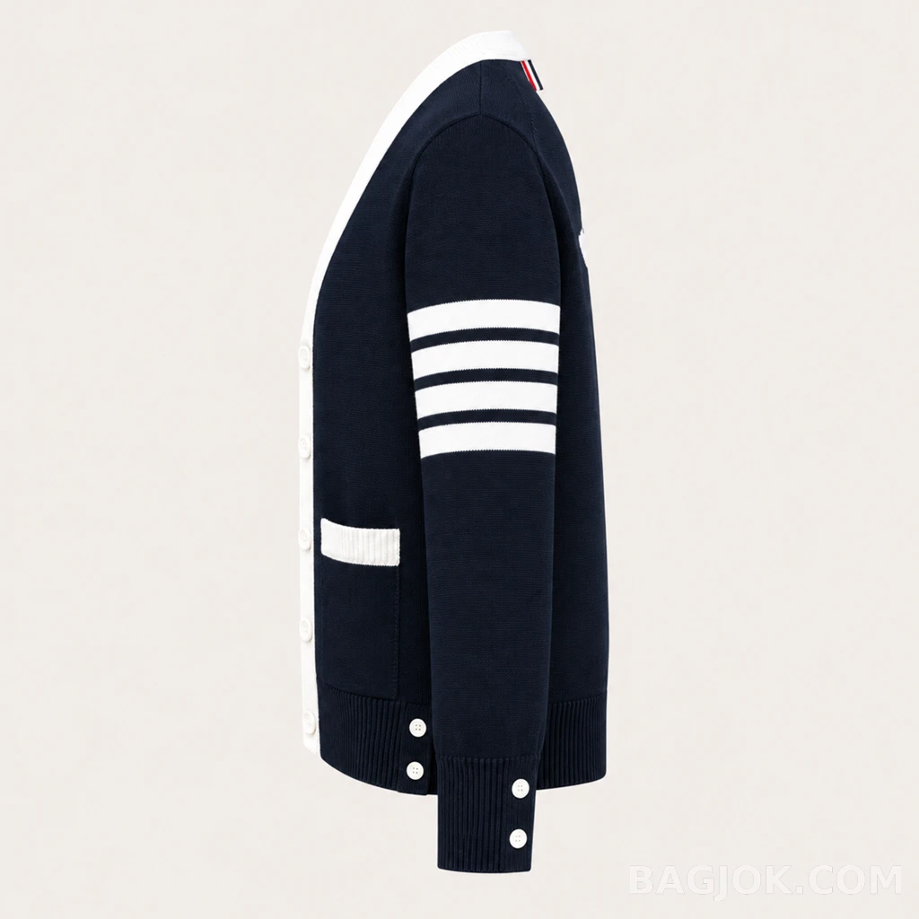 톰브라운 THOM BROWNE 닥스훈트 인타르시아 가디건 상세 이미지