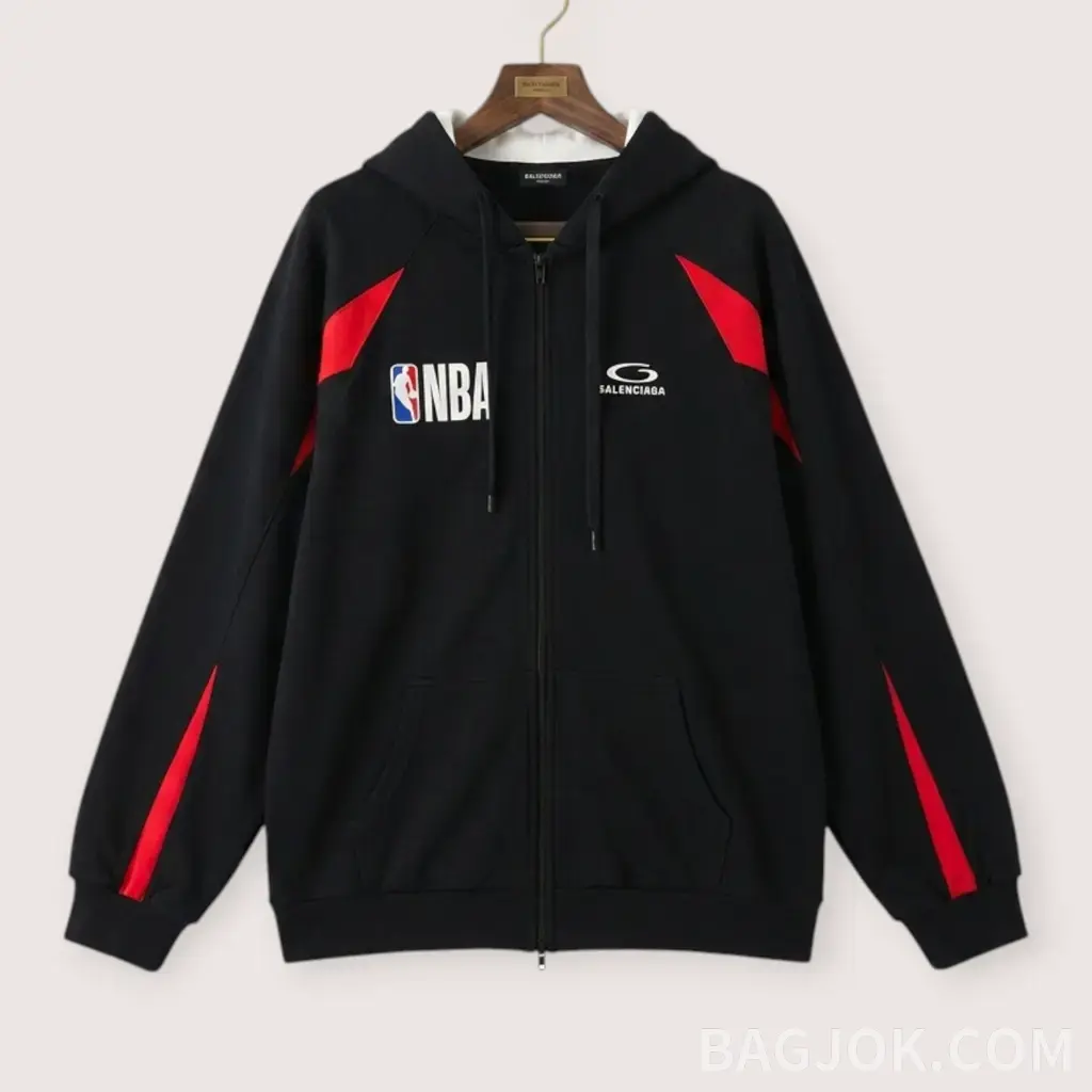BALENCIAGA x NBA Big Number Zip-up Hoodie_대표이미지