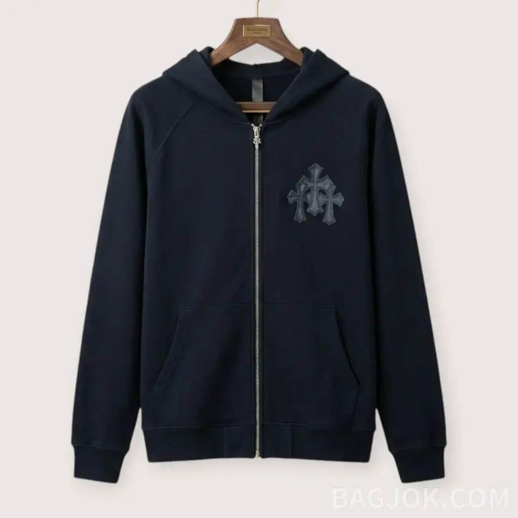 CHROME HEARTS 트리플 크로스 집업 후드_대표이미지