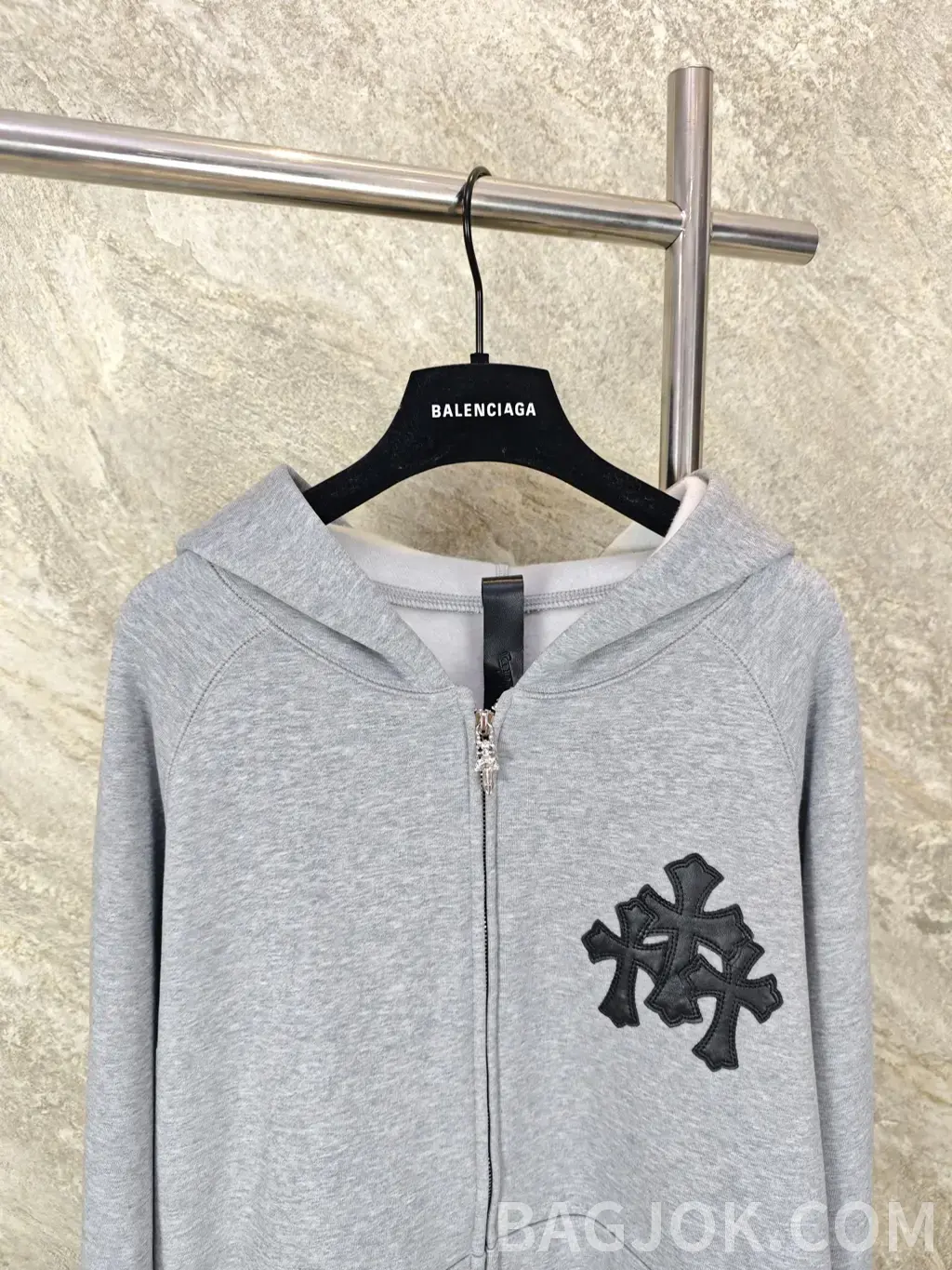 크롬하츠 CHROME HEARTS 트리플 크로스 집업 후드 상세 이미지