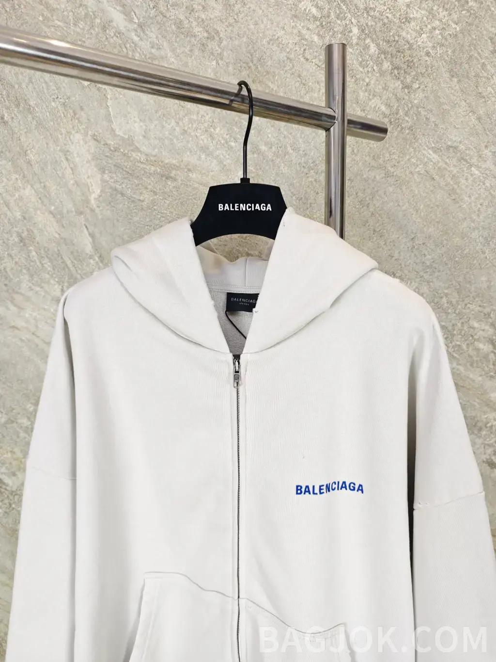 발렌시아가 BALENCIAGA 자수 집업 후드 상세 이미지
