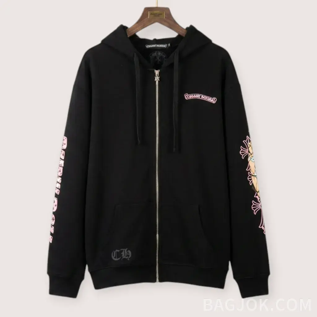 CHROME HEARTS 그래피티 크로스 집업 후드_대표이미지