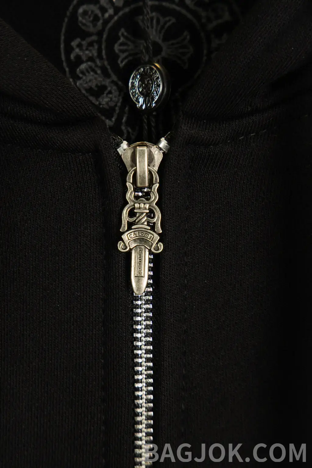 크롬하츠 CHROME HEARTS 그래피티 크로스 집업 후드 상세 이미지