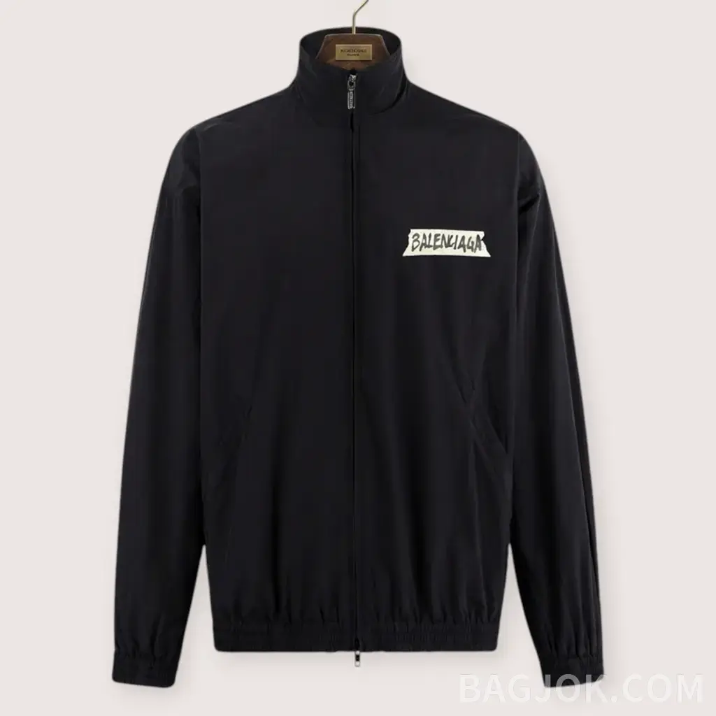 BALENCIAGA 테이프 로고 집업 자켓_대표이미지