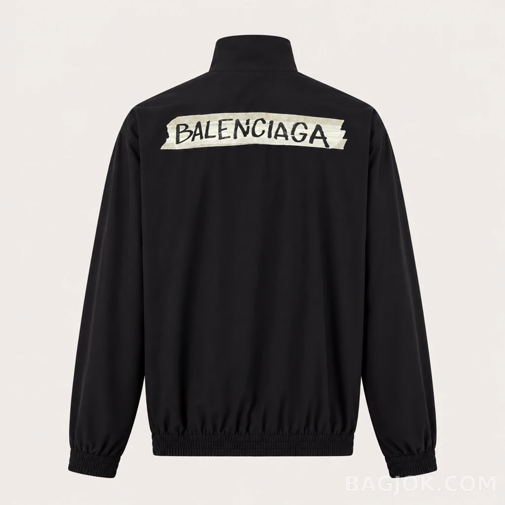 발렌시아가 BALENCIAGA 테이프 로고 집업 자켓 상세 이미지