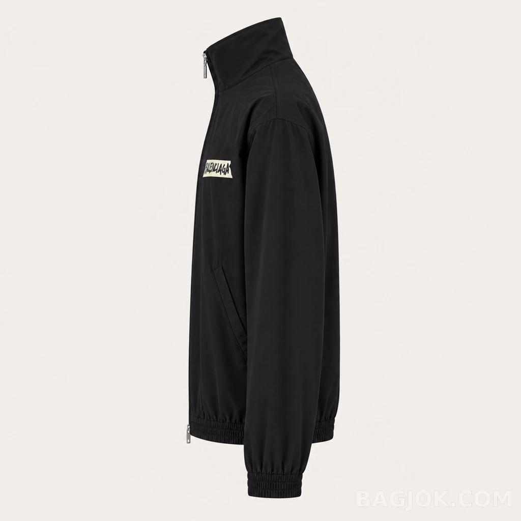 발렌시아가 BALENCIAGA 테이프 로고 집업 자켓 상세 이미지