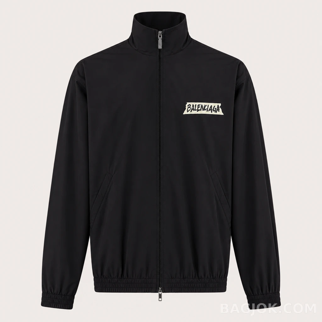 발렌시아가 BALENCIAGA 테이프 로고 집업 자켓 상세 이미지