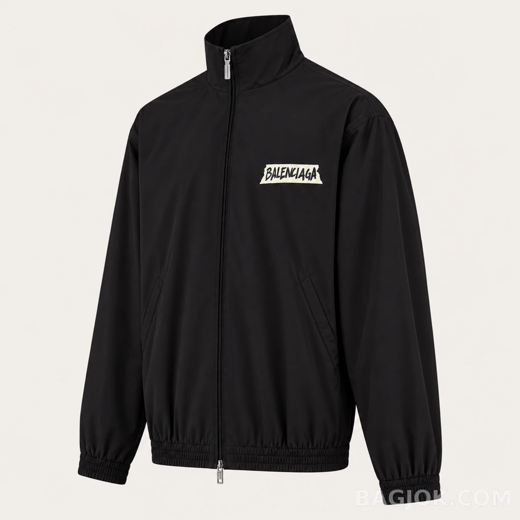 발렌시아가 BALENCIAGA 테이프 로고 집업 자켓 상세 이미지