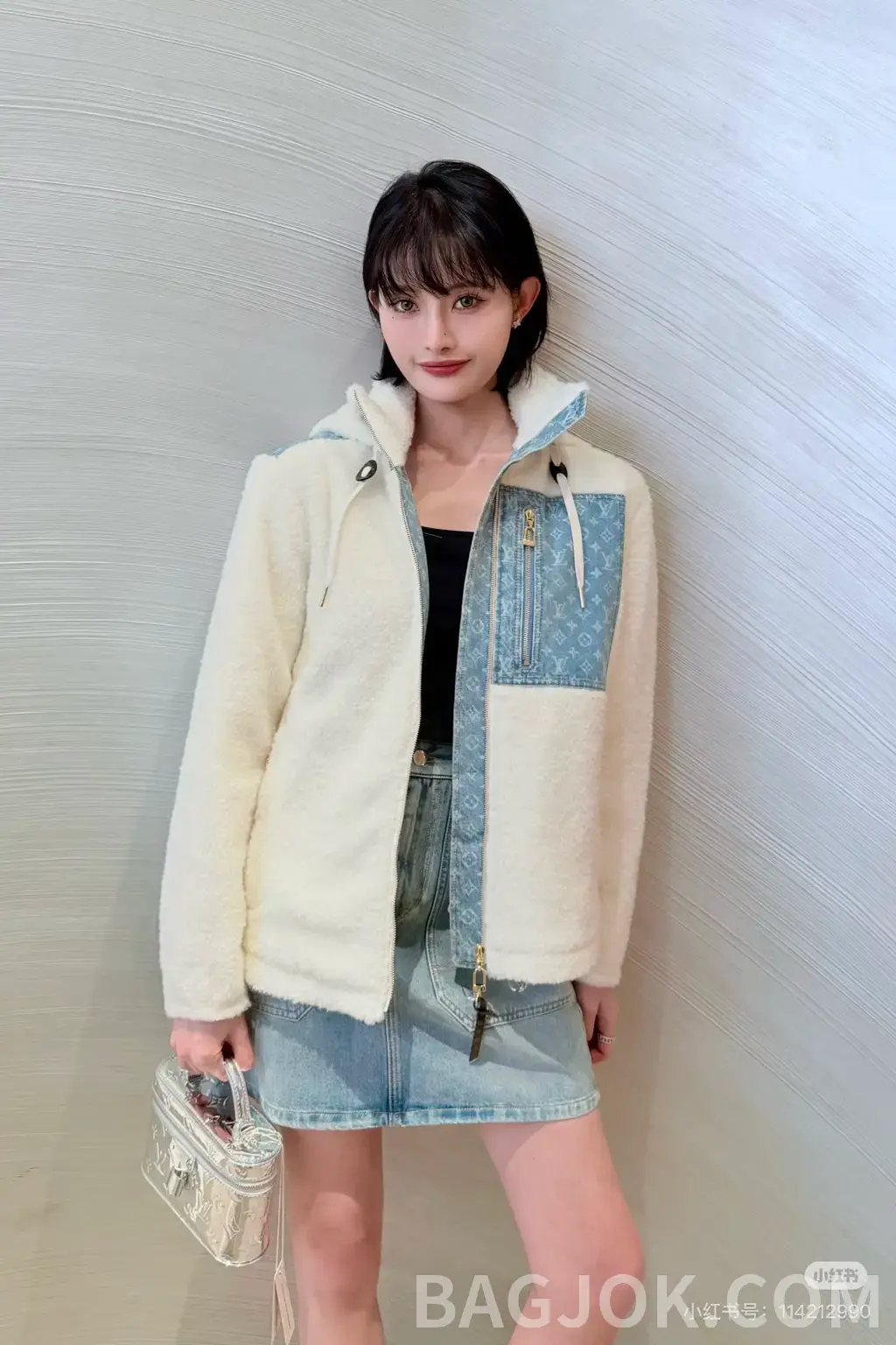 루이비통 LOUIS VUITTON 쉐르파 플리스 후드 집업 상세 이미지