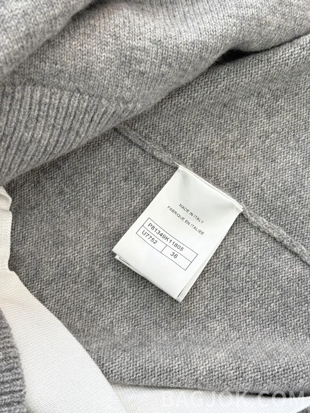 샤넬 CHANEL 울 블렌드 크롭 니트 카디건 상세 이미지