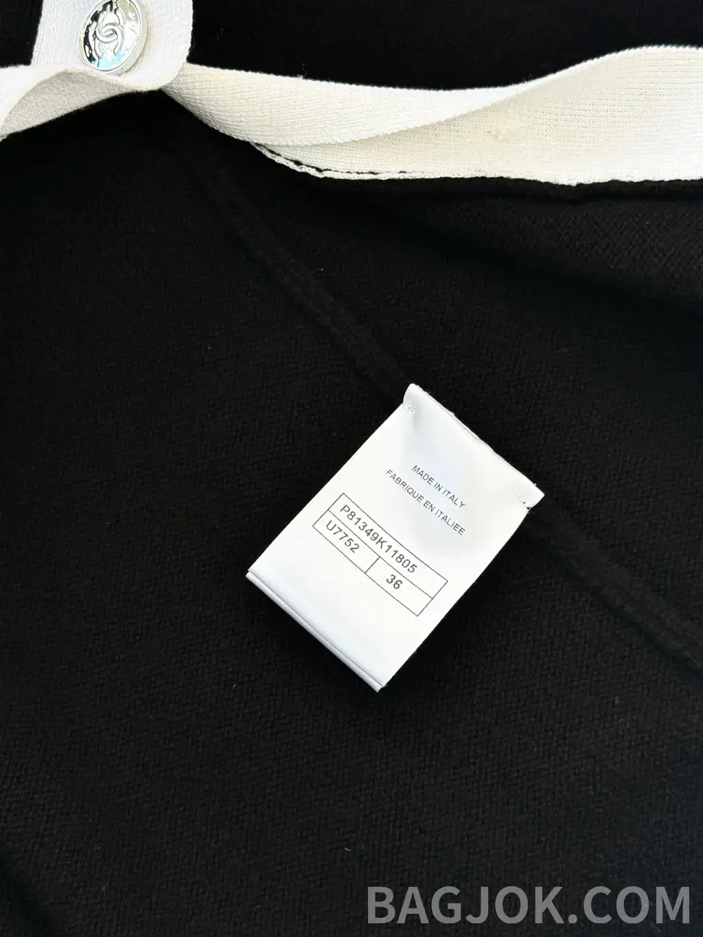 샤넬 CHANEL 울 블렌드 크롭 니트 카디건 상세 이미지