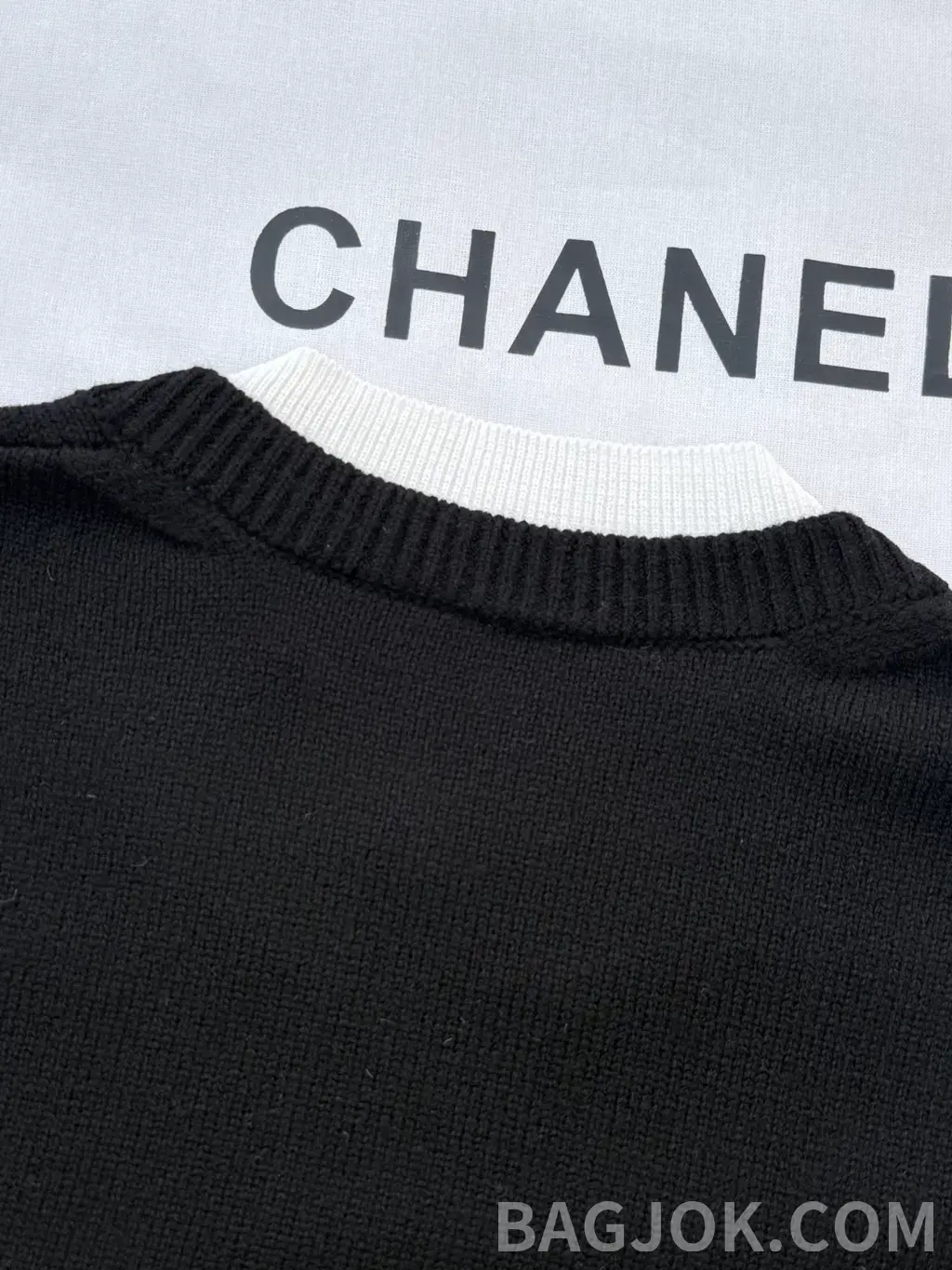 샤넬 CHANEL 울 블렌드 크롭 니트 카디건 상세 이미지