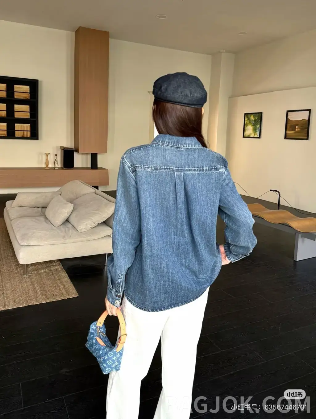 샤넬 CHANEL 데님 유틸리티 셔츠 상세 이미지