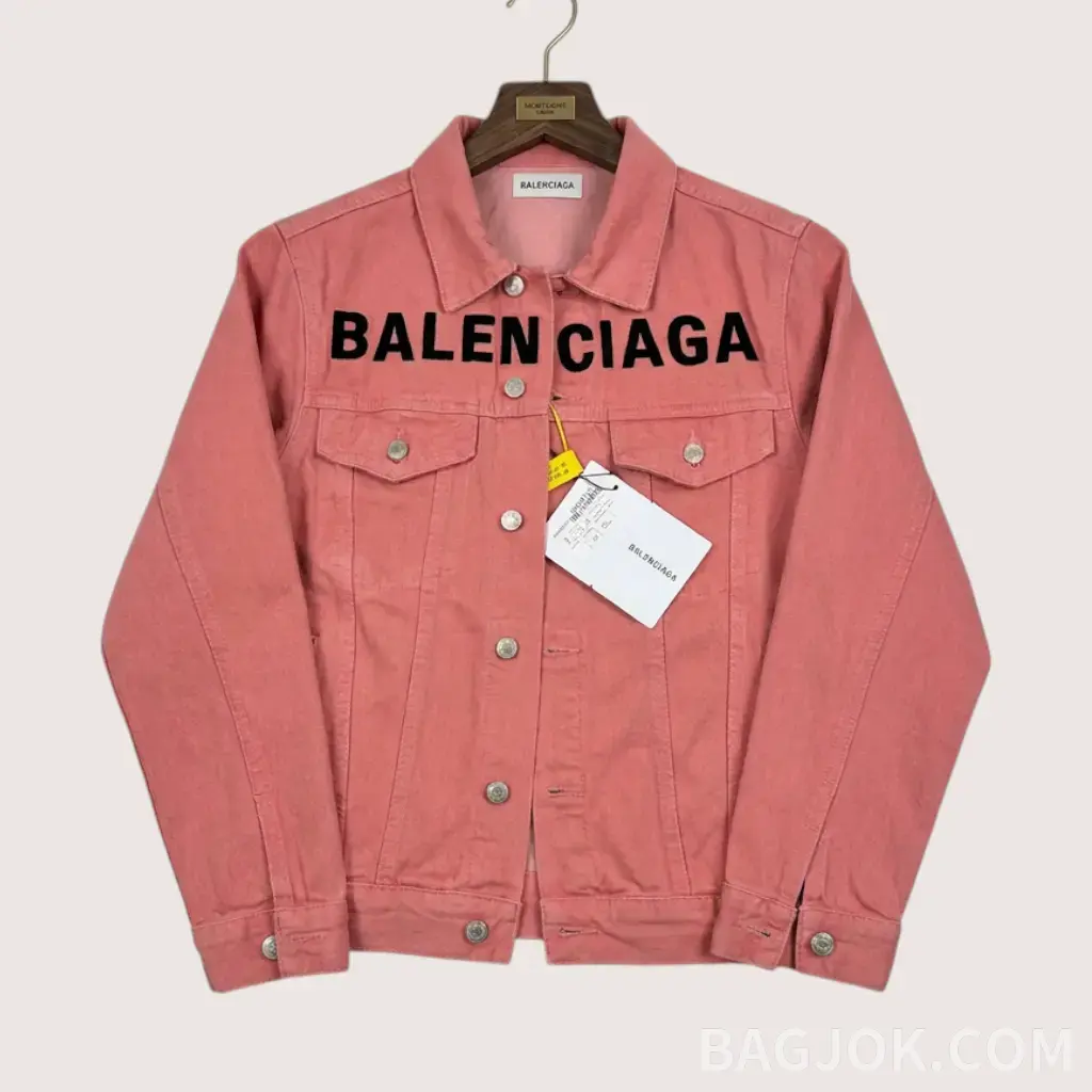 BALENCIAGA 자수 로고 데님 자켓_대표이미지