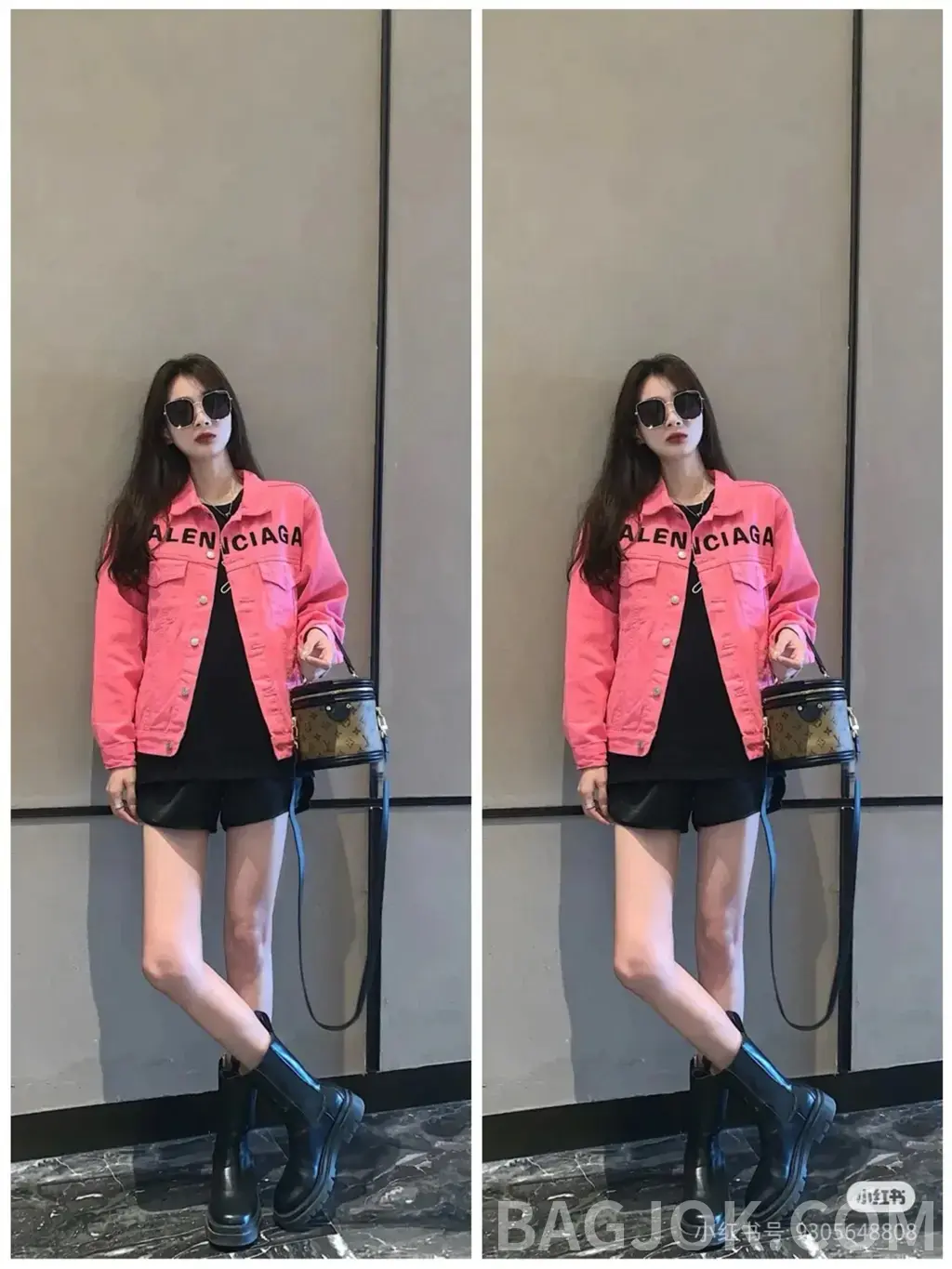 발렌시아가 BALENCIAGA 자수 로고 데님 자켓 상세 이미지