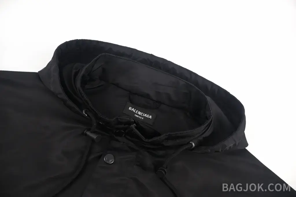 발렌시아가 BALENCIAGA CAUTION TAPE 그래픽 후드 자켓 상세 이미지