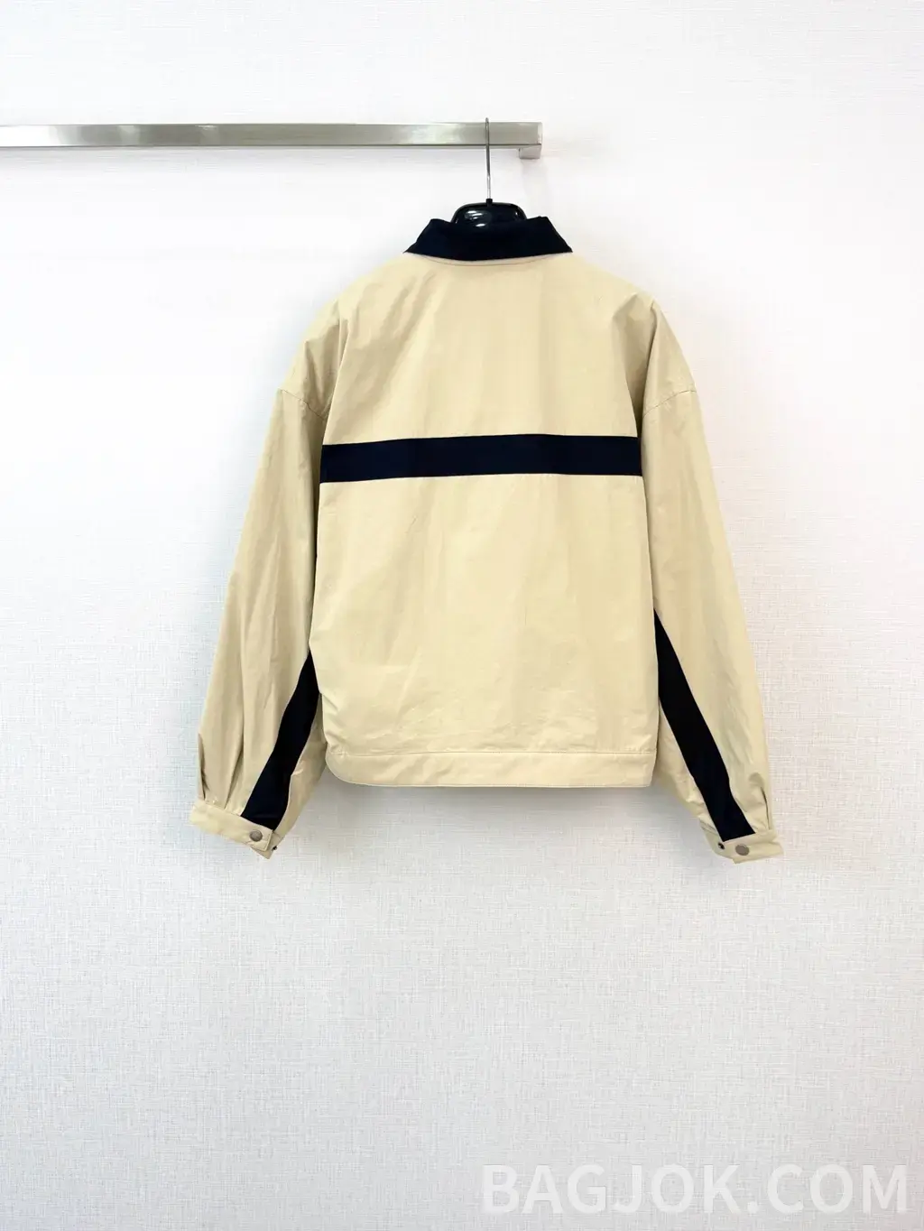 생로랑 SAINT LAURENT 컬러 블록 스트라이프 집업 자켓 상세 이미지
