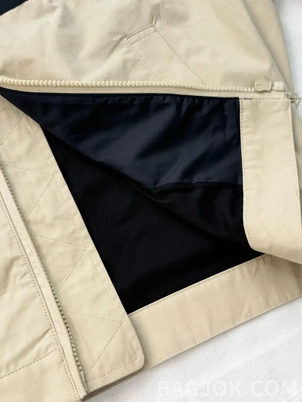 생로랑 SAINT LAURENT 컬러 블록 스트라이프 집업 자켓 상세 이미지