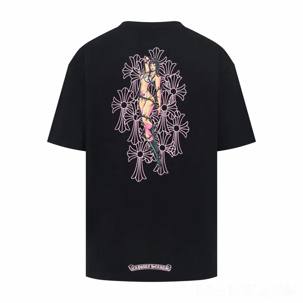크롬하츠 CHROME HEARTS DEADLY DOLL 오버사이즈 티셔츠 상세 이미지