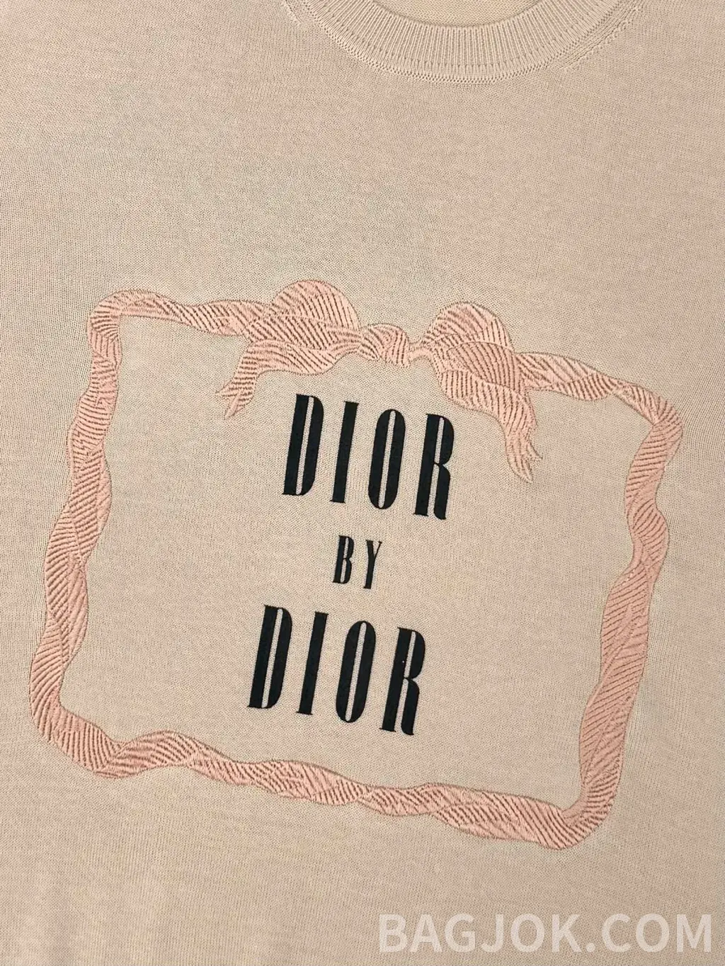 디올 DIOR BY DIOR 자수 니트 티셔츠 상세 이미지