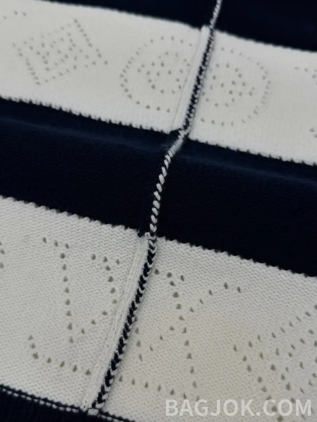 루이비통 LOUIS VUITTON 모노그램 펀칭 니트 스웨터 상세 이미지