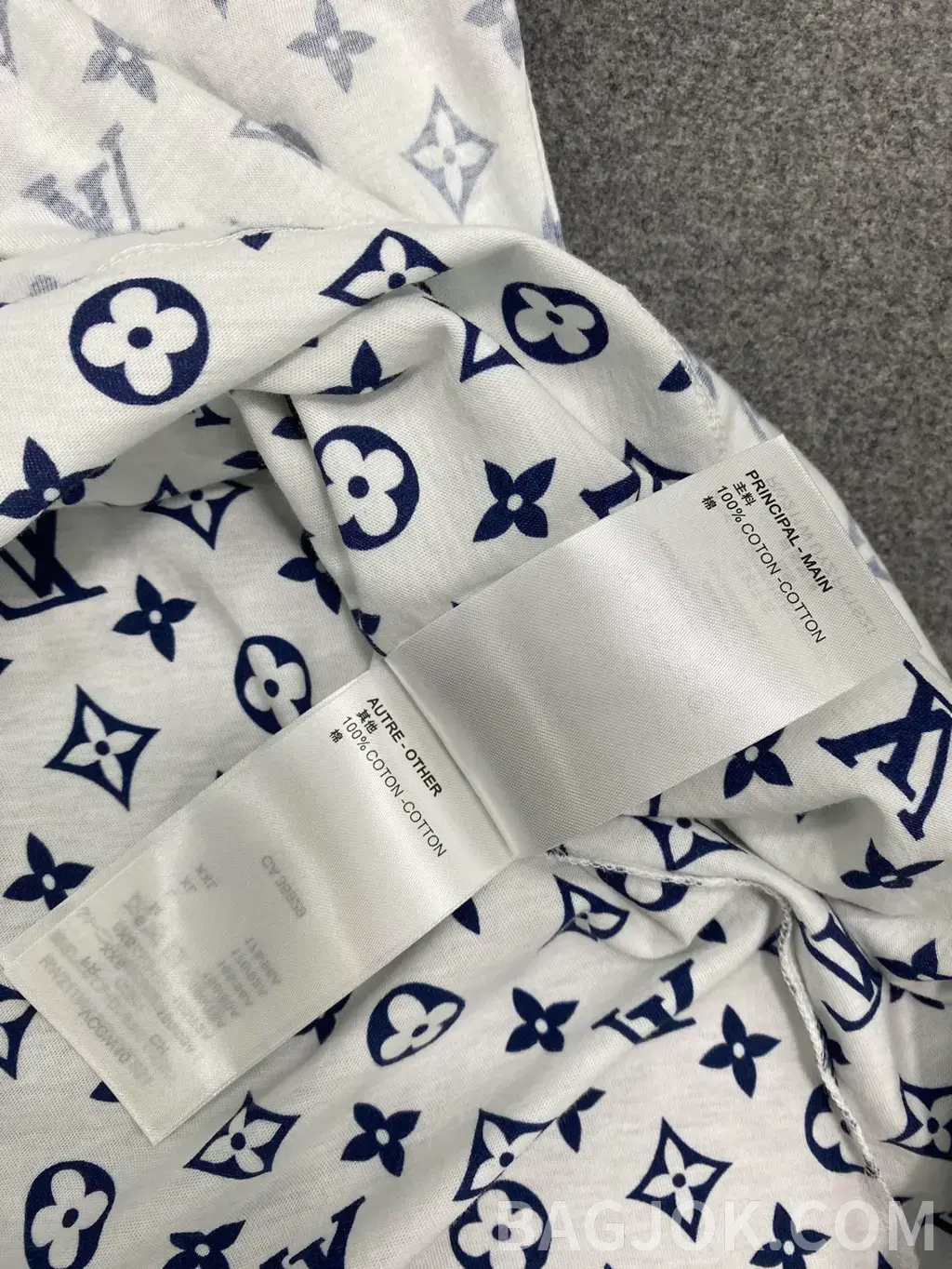 루이비통 LOUIS VUITTON 올오버 모노그램 체인 반팔 티셔츠 상세 이미지