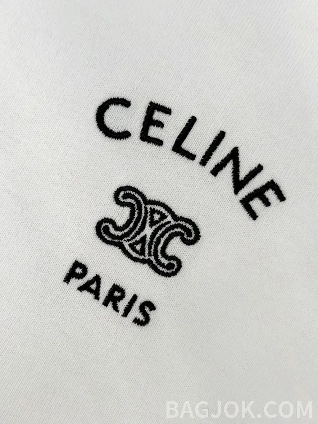 셀린느 CELINE 트리옴프 자수 오버핏 반팔 티셔츠 상세 이미지