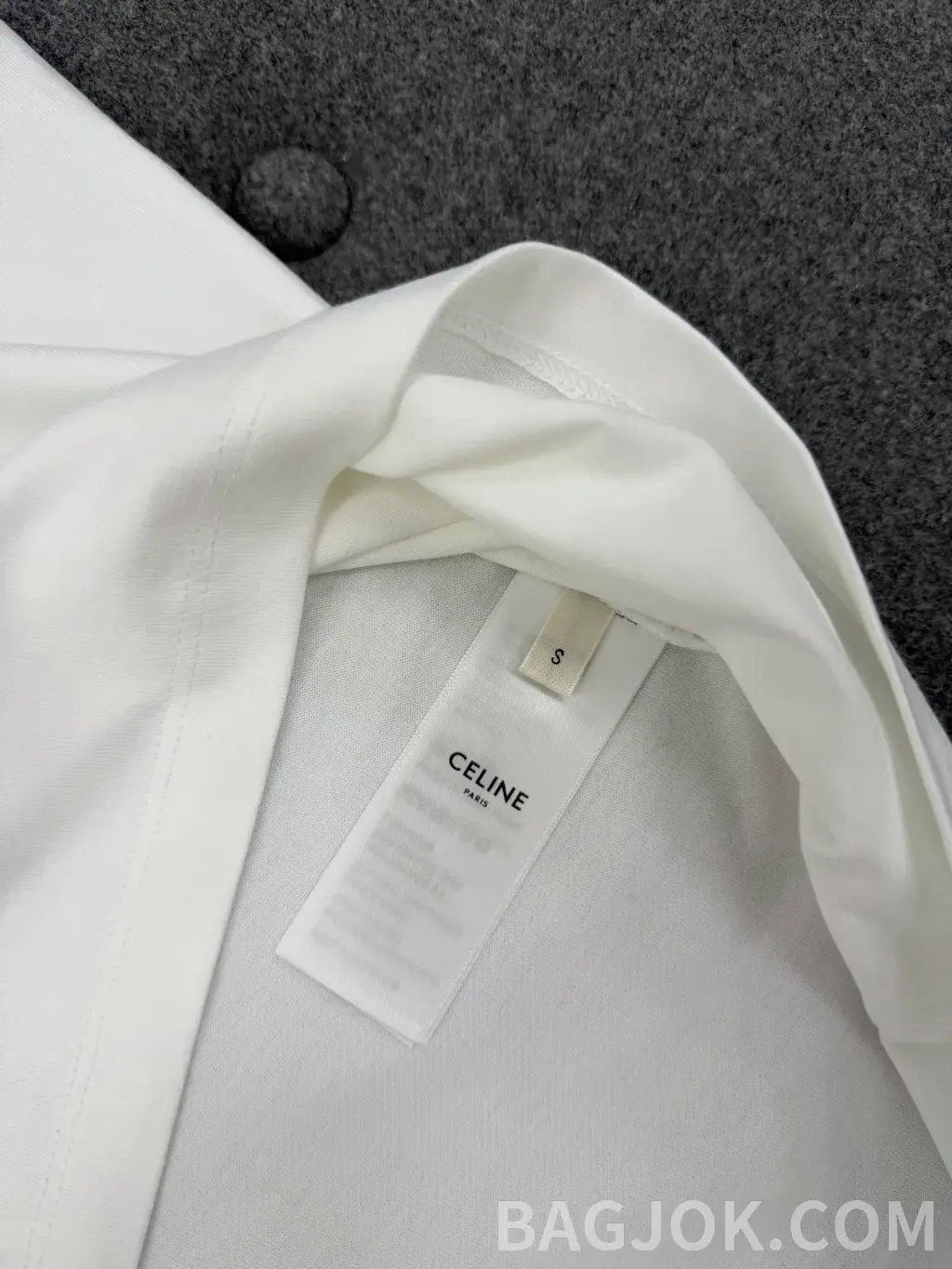 셀린느 CELINE 트리옴프 자수 오버핏 반팔 티셔츠 상세 이미지