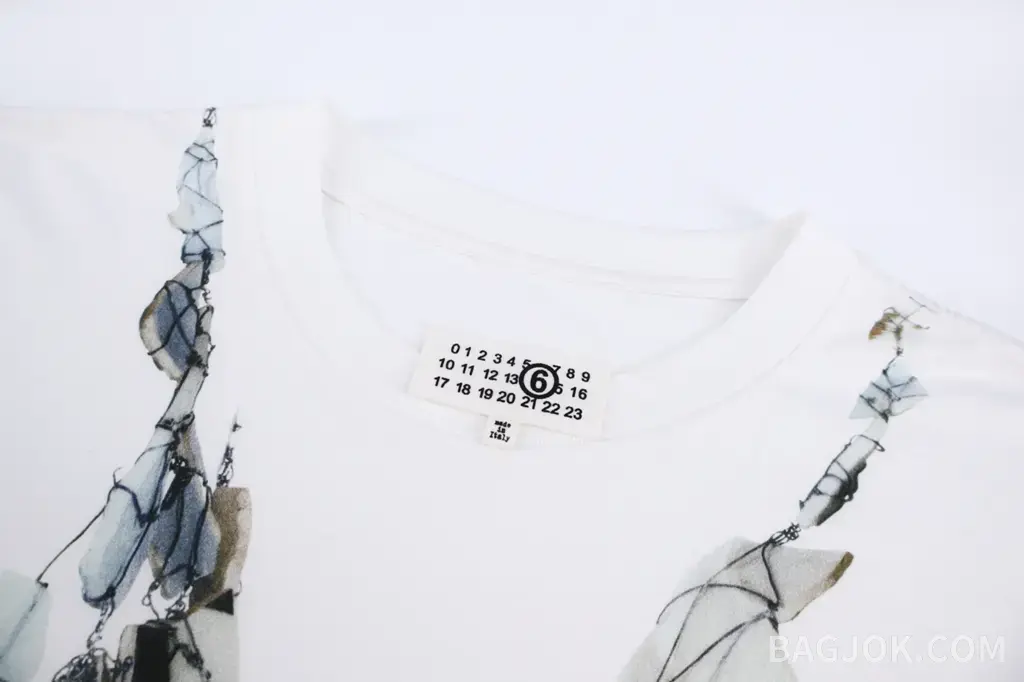 메종 마르지엘라 MAISON MARGIELA 디지털 프린트 아티스틱 티셔츠 상세 이미지