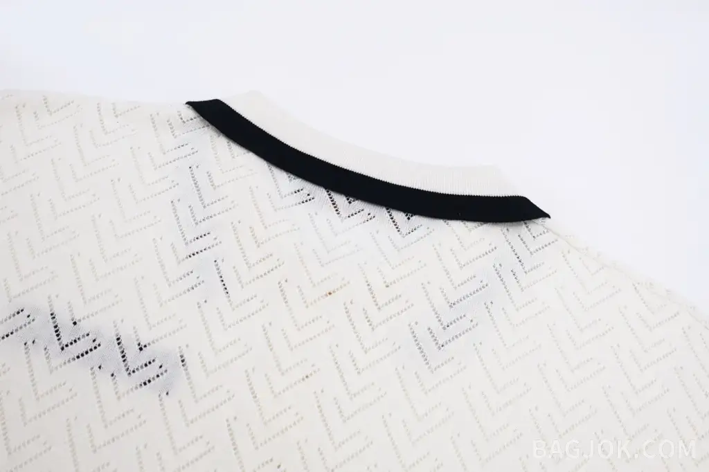 루이비통 LOUIS VUITTON 메쉬 자카드 폴로 셔츠 상세 이미지
