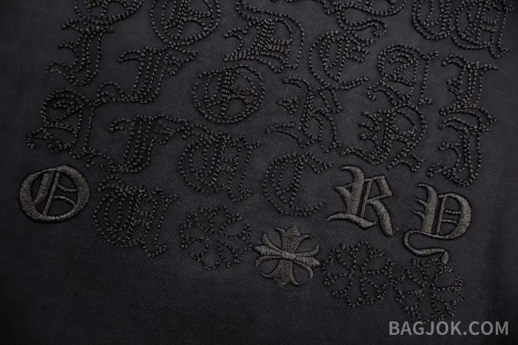 크롬하츠 CHROME HEARTS 올오버 자수 헤비웨이트 티셔츠 상세 이미지