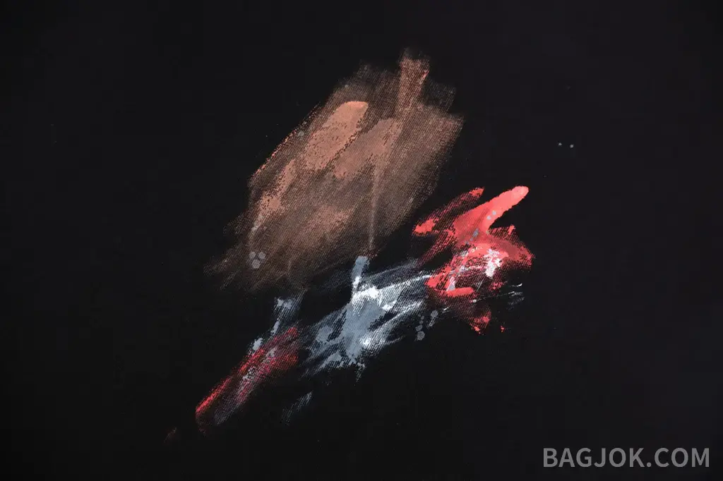 발렌시아가 BALENCIAGA 파리 레터 자수 핸드페인팅 그래피티 티셔츠 상세 이미지