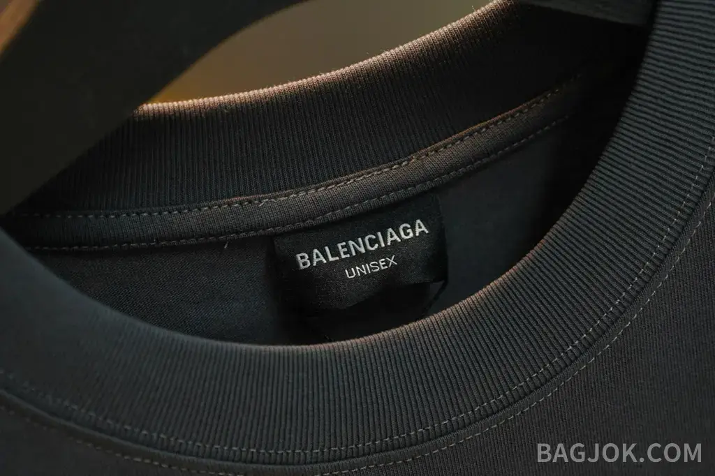 발렌시아가 BALENCIAGA 헤비듀티 프린트 크루넥 반팔 티셔츠 상세 이미지