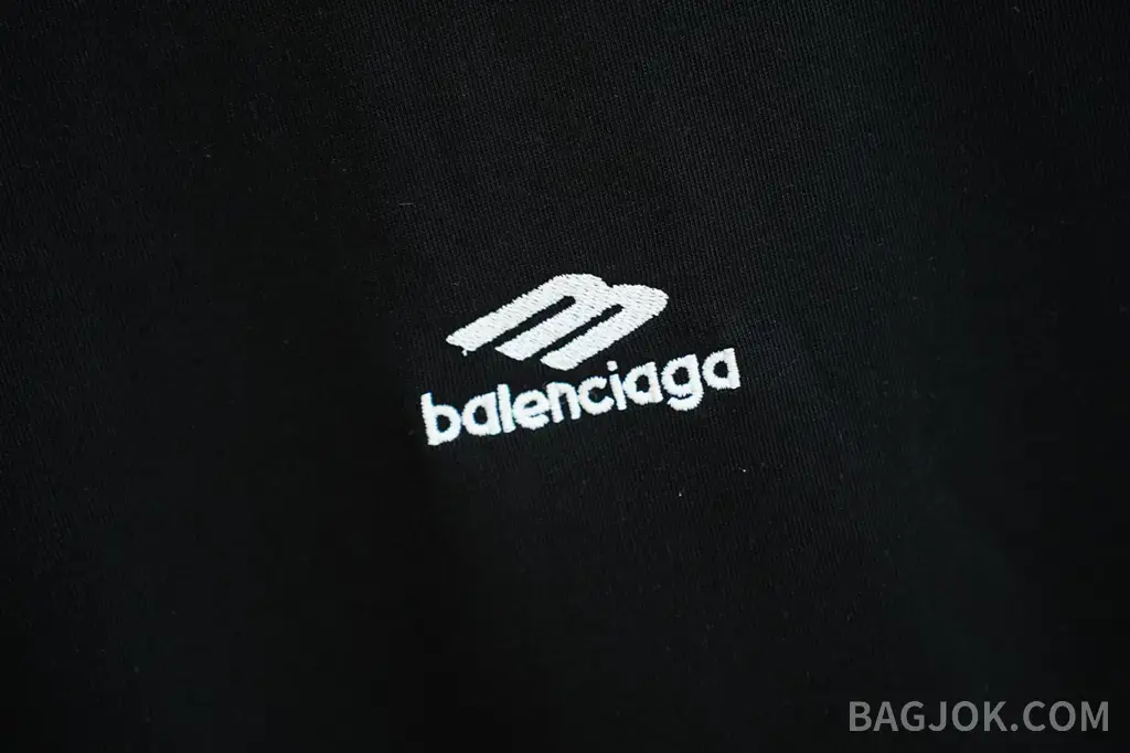 발렌시아가 BALENCIAGA M 로고 오버핏 크루넥 반팔 티셔츠 상세 이미지