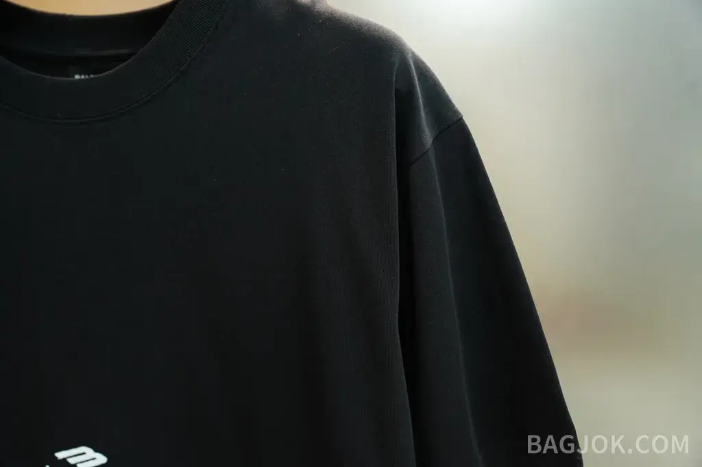 발렌시아가 BALENCIAGA M 로고 오버핏 크루넥 반팔 티셔츠 상세 이미지