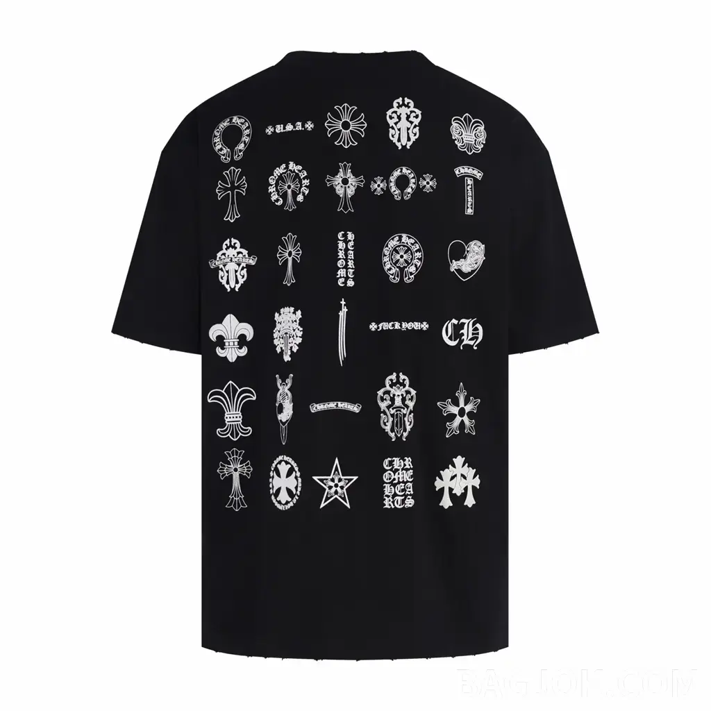 크롬하츠 CHROME HEARTS 올오버 프린트 그래픽 반팔 티셔츠 상세 이미지