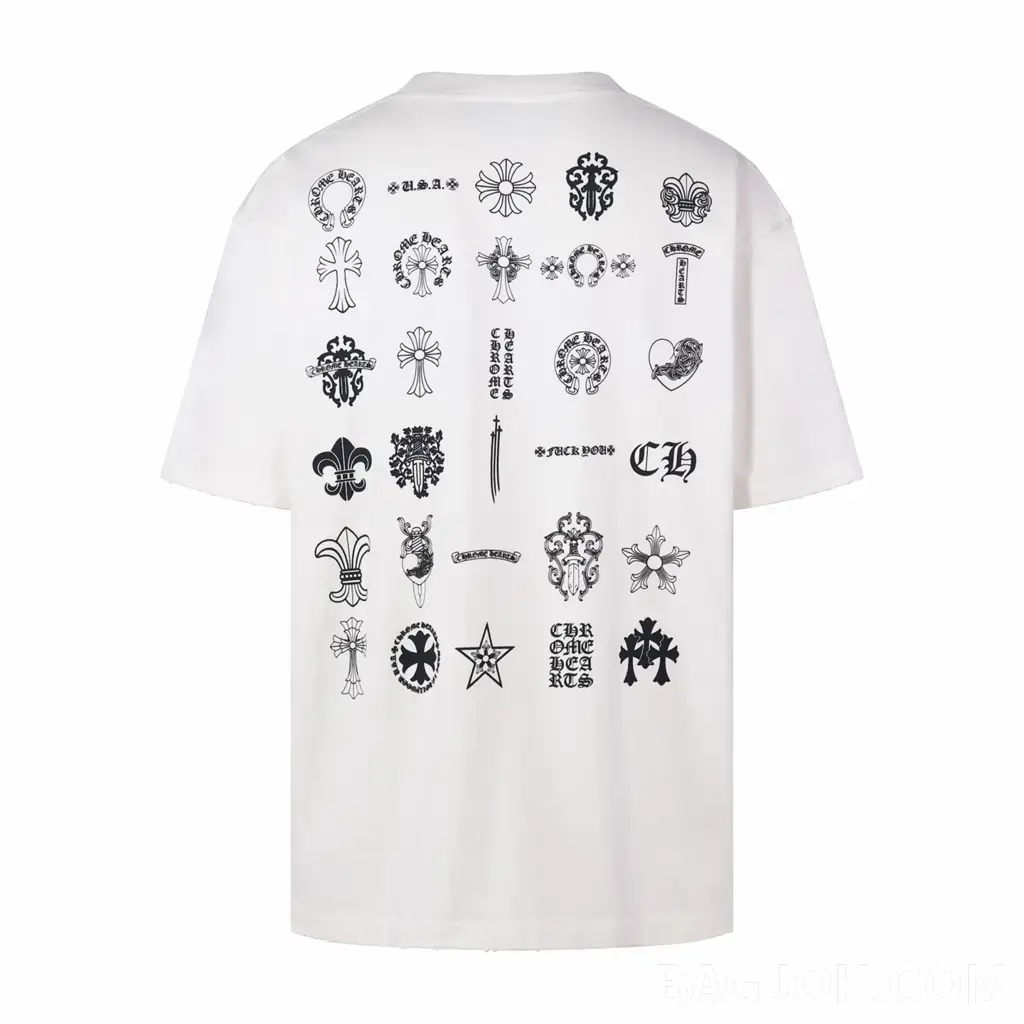 크롬하츠 CHROME HEARTS 올오버 프린트 그래픽 반팔 티셔츠 상세 이미지