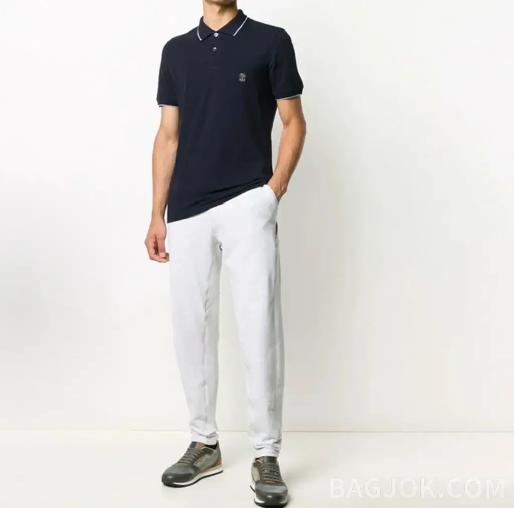 보스넬로쿠치넬리 BRUNELLO CUCINELLI 머서라이즈드 폴로 셔츠 상세 이미지