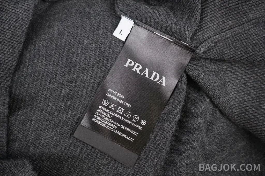프라다 PRADA 나이트 클라우드 캐시미어 반팔 니트 상세 이미지