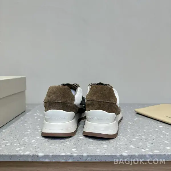 보스넬로쿠치넬리 보스넬로 쿠치넬리 크로스 패널 스니커즈 상세 이미지