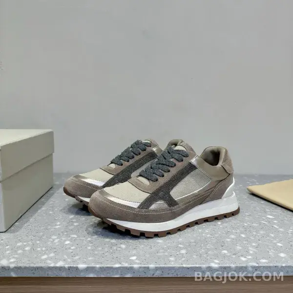 보스넬로쿠치넬리 보스넬로 쿠치넬리 크로스 패널 스니커즈 상세 이미지