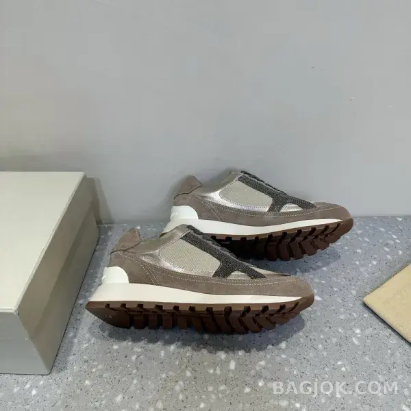 보스넬로쿠치넬리 보스넬로 쿠치넬리 크로스 패널 스니커즈 상세 이미지