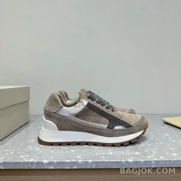 보스넬로쿠치넬리 보스넬로 쿠치넬리 크로스 패널 스니커즈 상세 이미지
